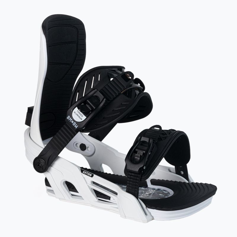 Snowboardové vázání Bent Metal Axtion bílé 21BN002