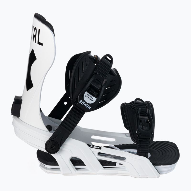 Snowboardové vázání Bent Metal Axtion bílé 21BN002 2