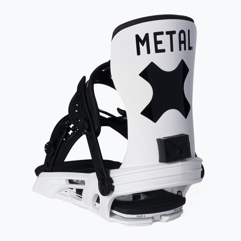 Snowboardové vázání Bent Metal Axtion bílé 21BN002 4