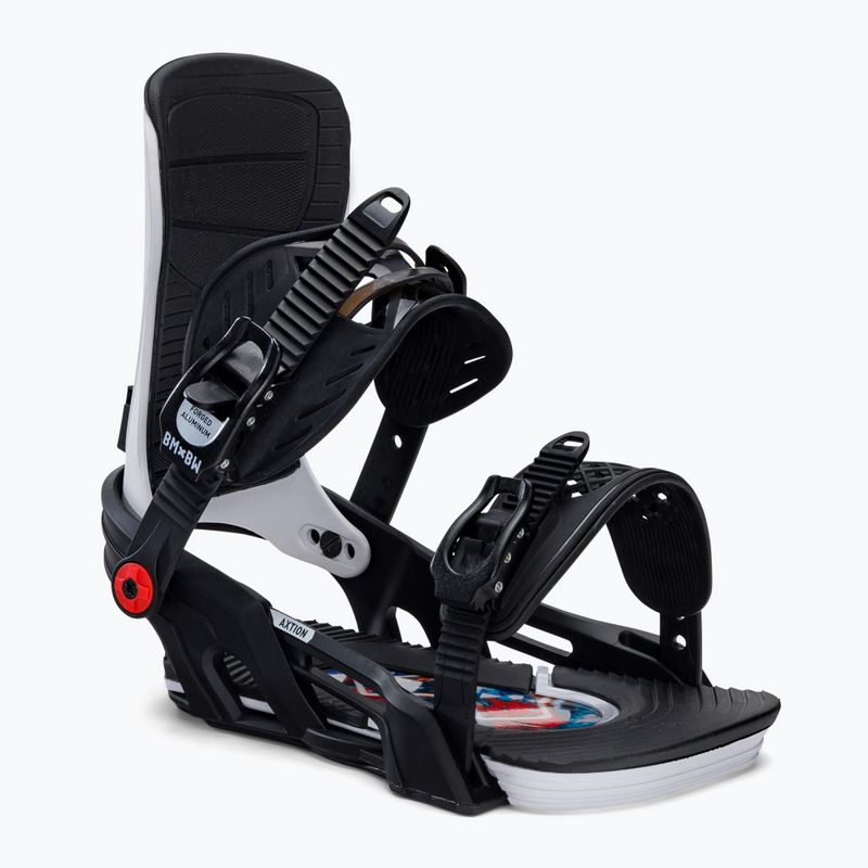 Snowboardové vázání Bent Metal Axtion black/white 22BN004-BKWHT