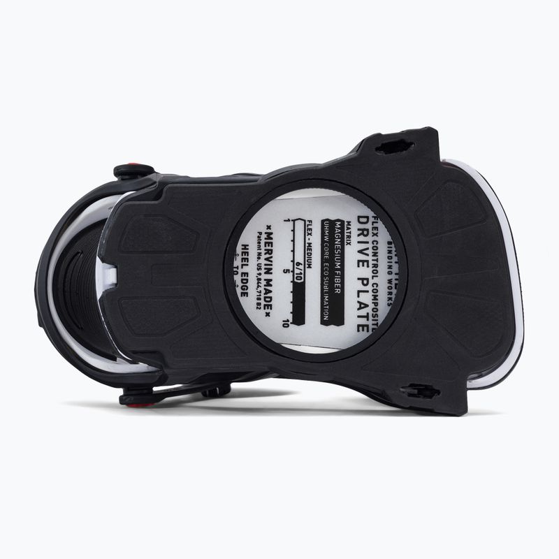 Snowboardové vázání Bent Metal Axtion black/white 22BN004-BKWHT 3