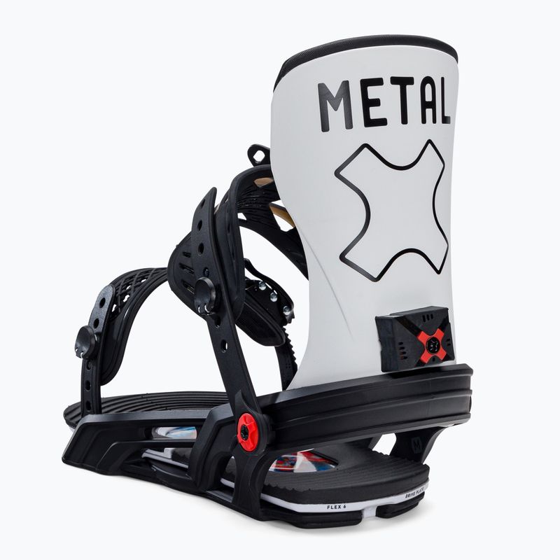 Snowboardové vázání Bent Metal Axtion black/white 22BN004-BKWHT 4