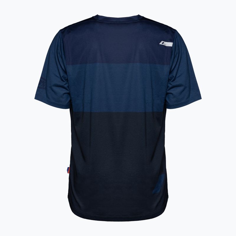 Pánský cyklistický dres 100% Airmatic Jersey SS navy blue STO-41312-215-11 2