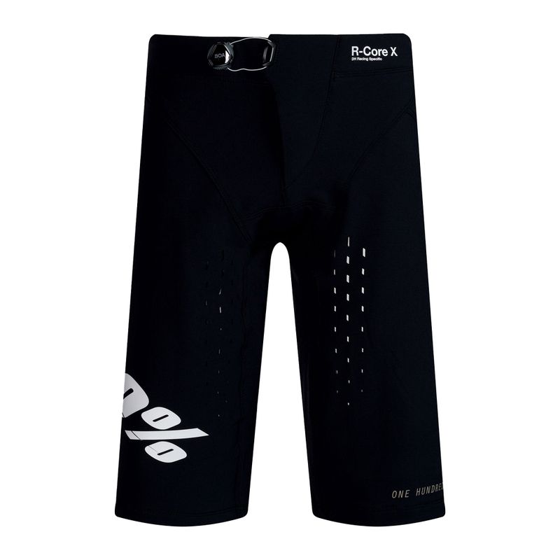 Pánské cyklistické šortky 100% R-Core X černé STO-42003-001-30