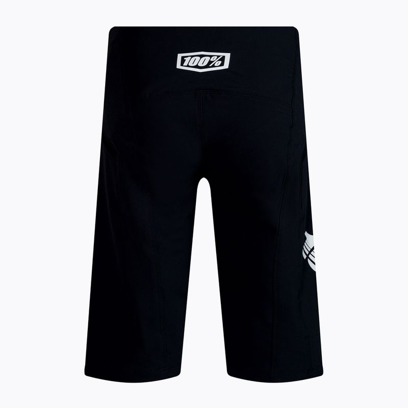 Pánské cyklistické šortky 100% R-Core X černé STO-42003-001-30 2