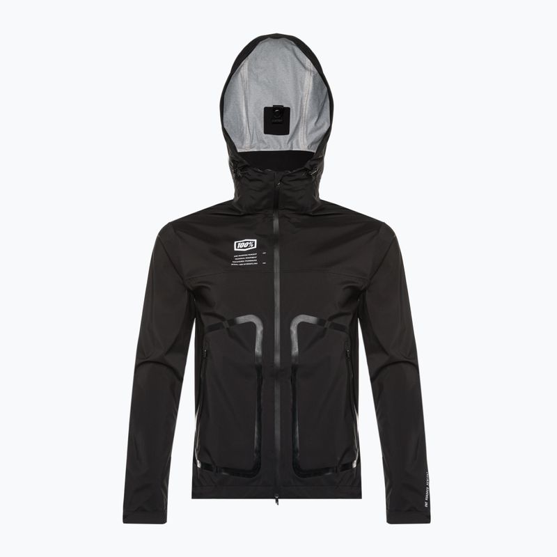 Pánská cyklistická bunda 100% Hydromatic Jacket black 39502-001-13
