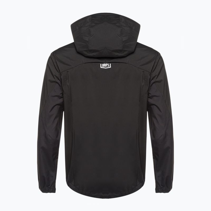 Pánská cyklistická bunda 100% Hydromatic Jacket black 39502-001-13 2
