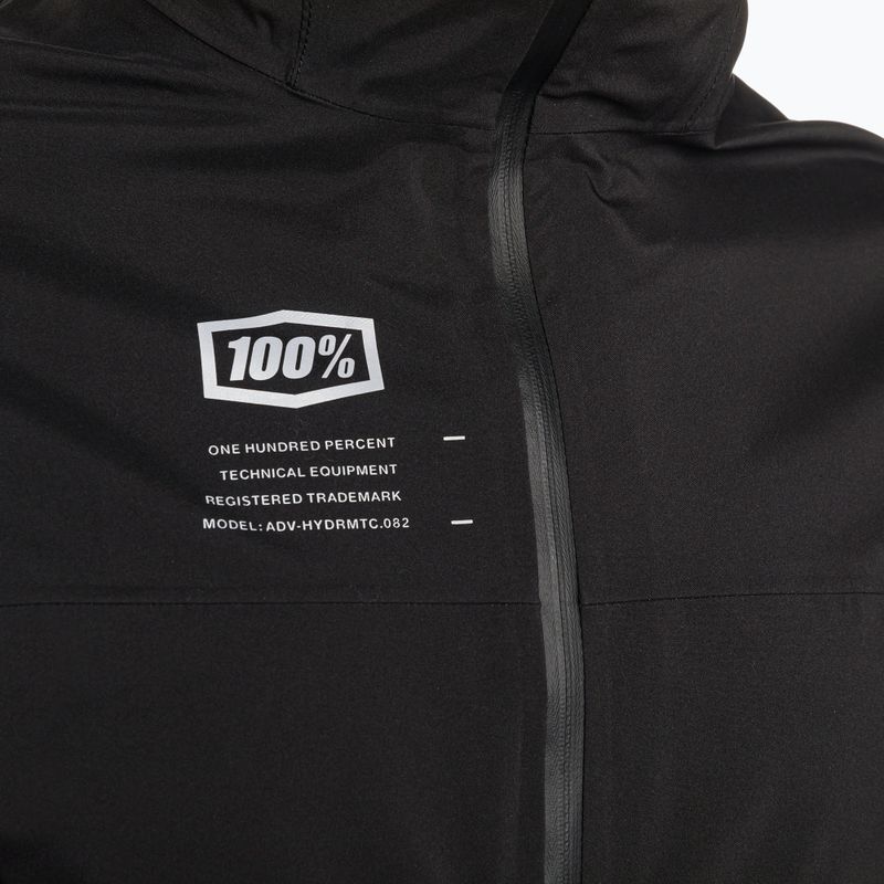 Pánská cyklistická bunda 100% Hydromatic Jacket black 39502-001-13 3