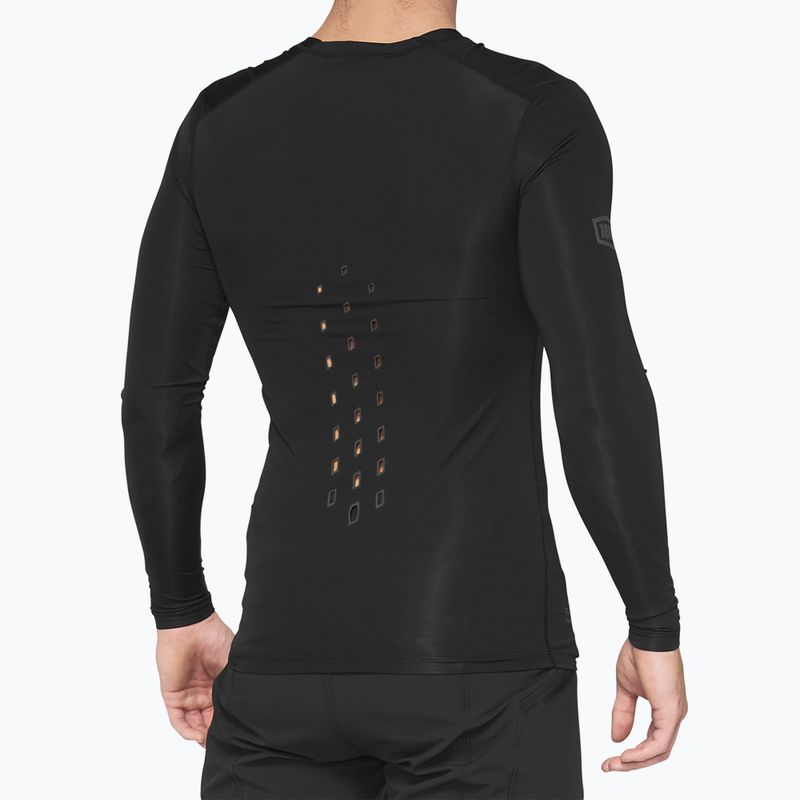 Pánské cyklistické tričko Longsleeve 100% R-Core Concept black 3