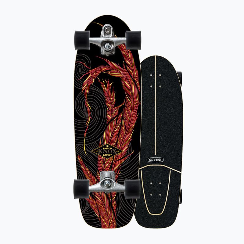 Surfovací prkno Carver C7 Raw 31.25" Knox Phoenix 2022 Complete černo-červená C1013011133 8
