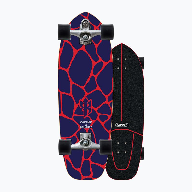 Surfovací prkno Carver C7 Raw 31" Kai Lava 2022 Complete červeno-fialová C1013011142 8