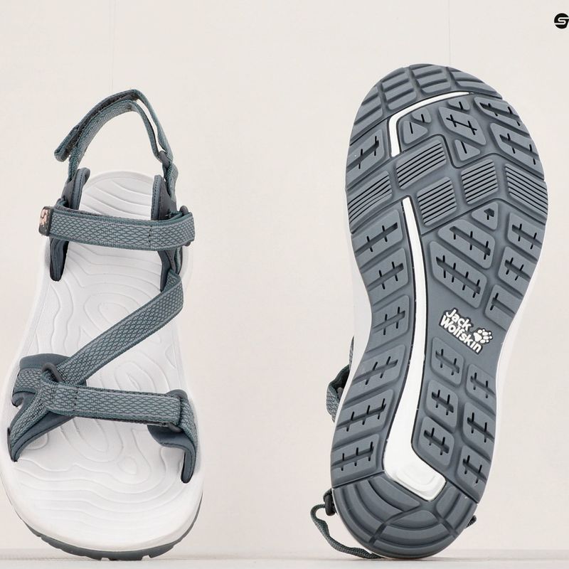 Dámské trekové sandály Jack Wolfskin Lakewood Ride šedé 4019041_1597 9