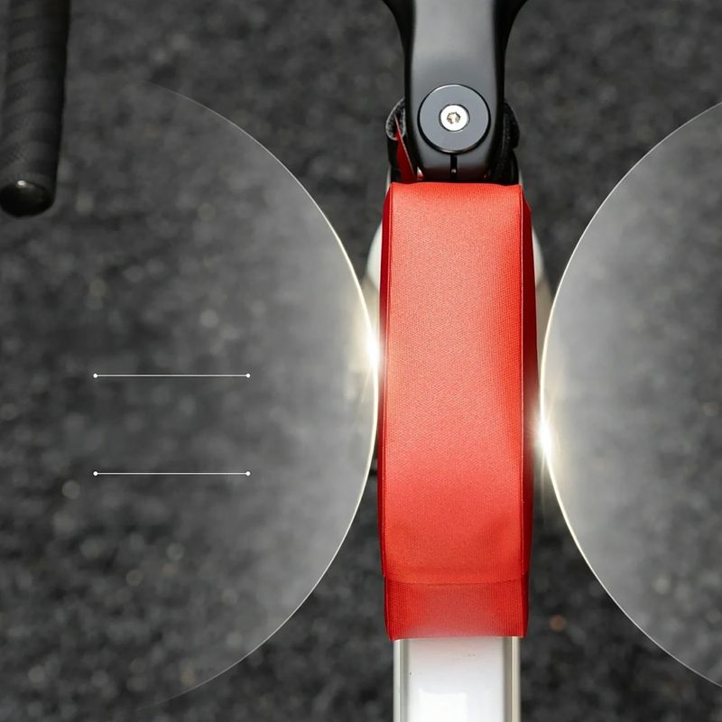 Cyklistická brašna na rám Rockbros 30120122 Bike Tube Bag Magnetic L 0,9 l red 4