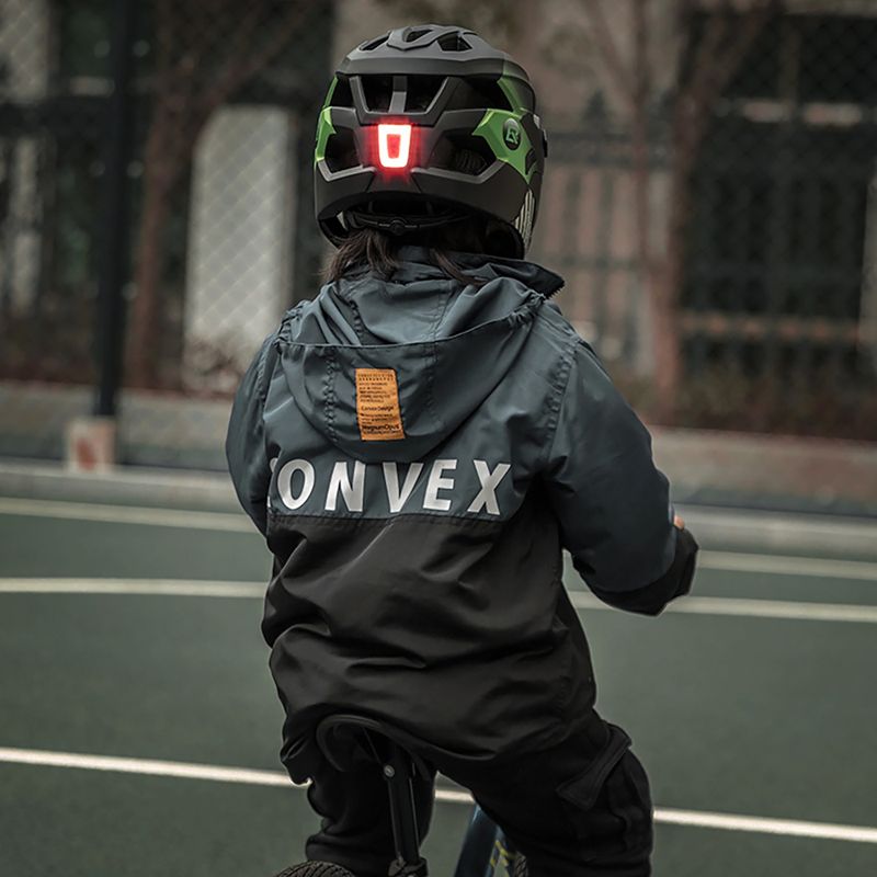 Dětská cyklistická helma Rockbros 10110061003 Kids Helmet black/ti-green 4