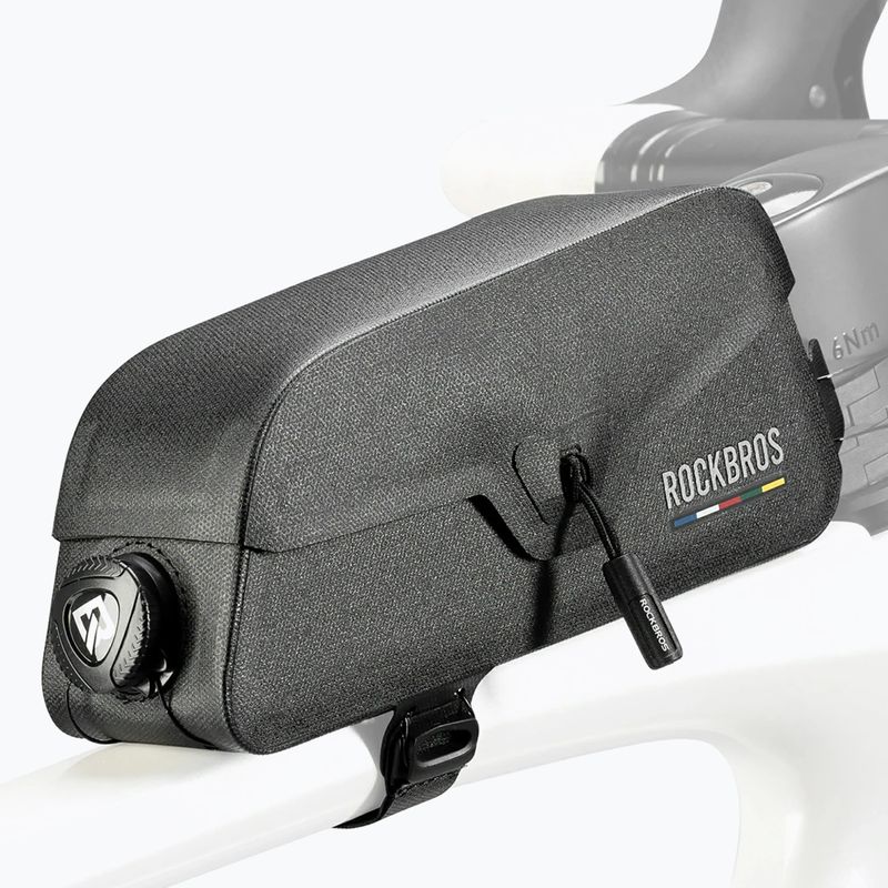 Cyklistická brašna na rám Rockbros 30120123001 Road to Sky Frame Bag Magnetic S black 2