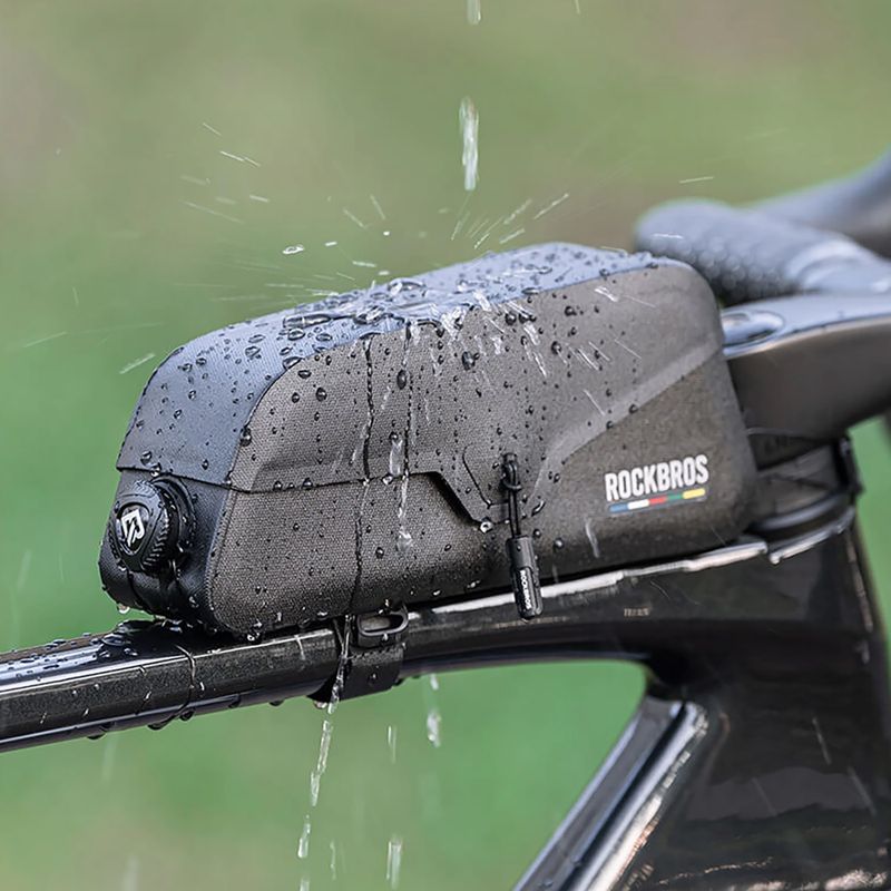 Cyklistická brašna na rám Rockbros 30120123001 Road to Sky Frame Bag Magnetic S black 5