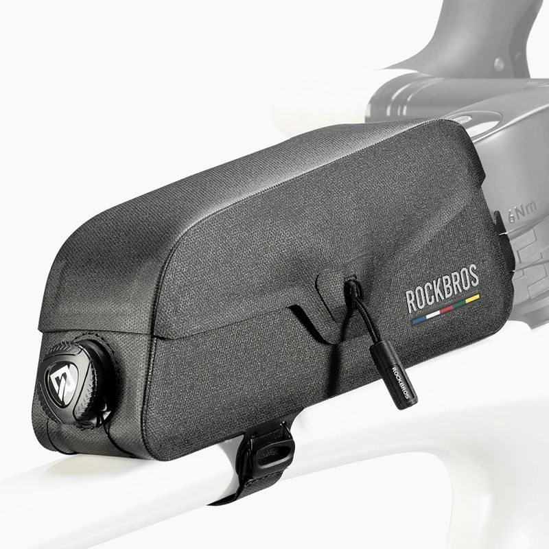 Cyklistická brašna na rám Rockbros 30120123002 Road to Sky Frame Bag Magnetic L 0,9 l black 2