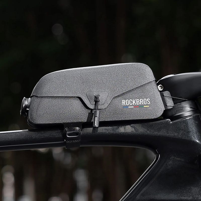 Cyklistická brašna na rám Rockbros 30120123002 Road to Sky Frame Bag Magnetic L 0,9 l black 7