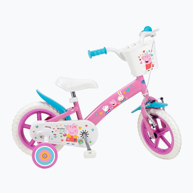 Toimsa 12" Peppa Pig dětské kolo růžové 1195 6