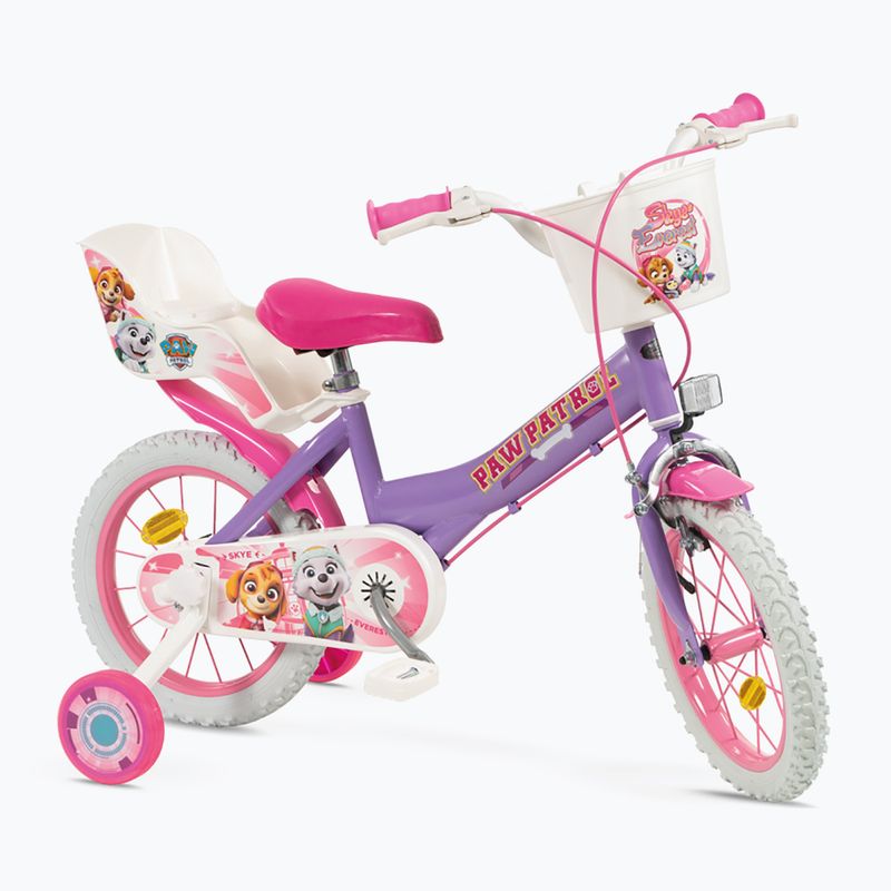 Dětské kolo Toimsa 14" Paw Patrol Girl fialové 1480