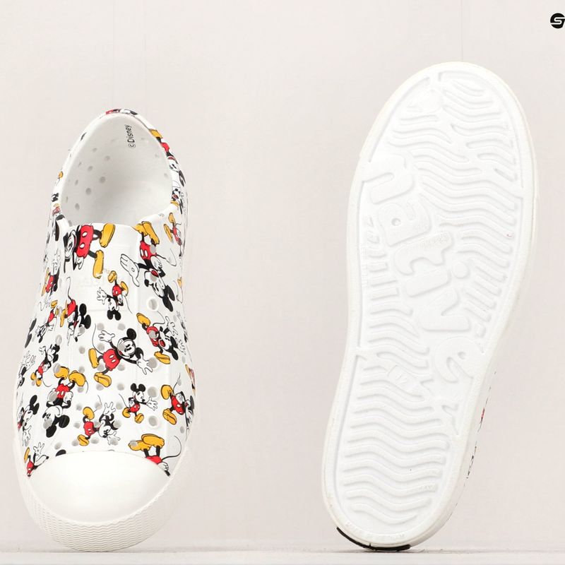 Native Jefferson Print Dětské tenisky Disney Jr shell white/shell white/all over print 19