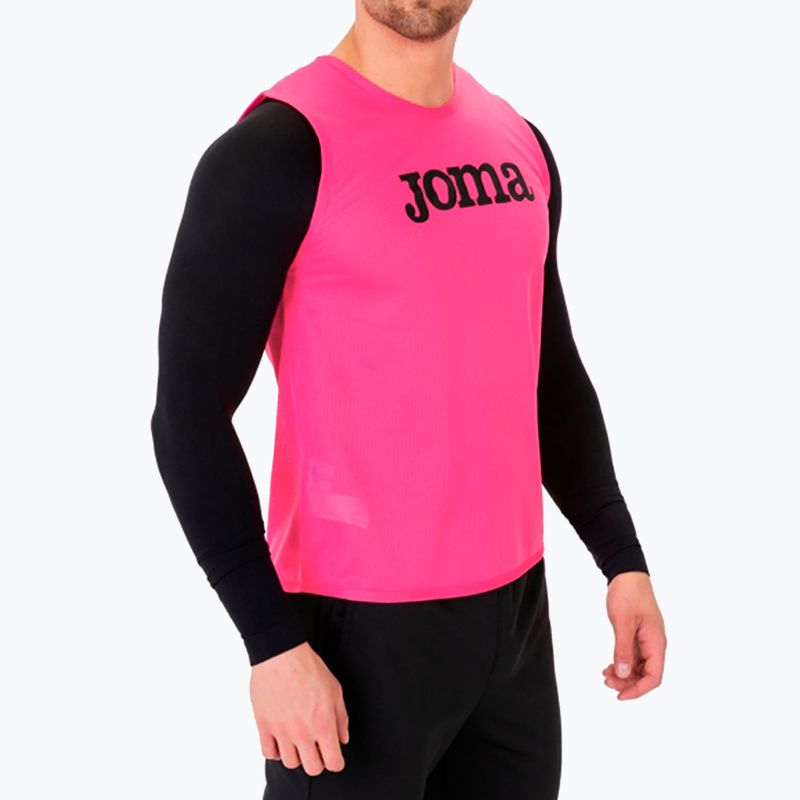 Fotbalový rozlišovací dres Joma Training Bib fluor pink 3