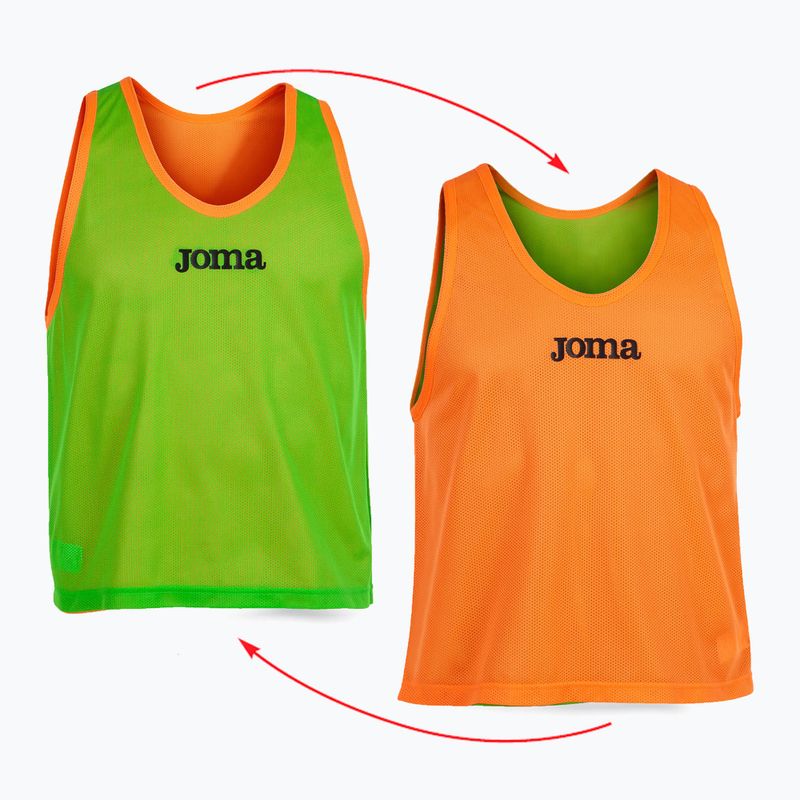 Rozlišovací triko Joma Reversible Training Bib fluor orange/fluor green 3