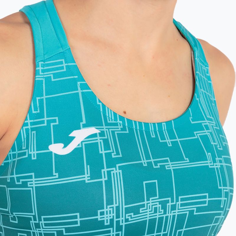 Dámské běžecké tílko tank top  Joma Elite VIII turquoise 4
