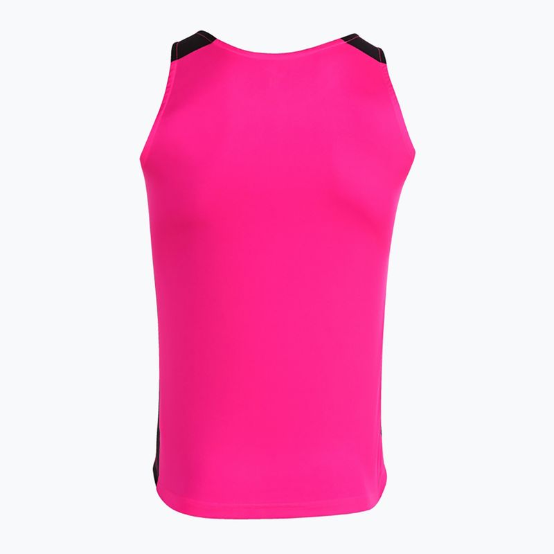 Pánské běžecké tílko tank top  Joma Record II fluor pink/black 8