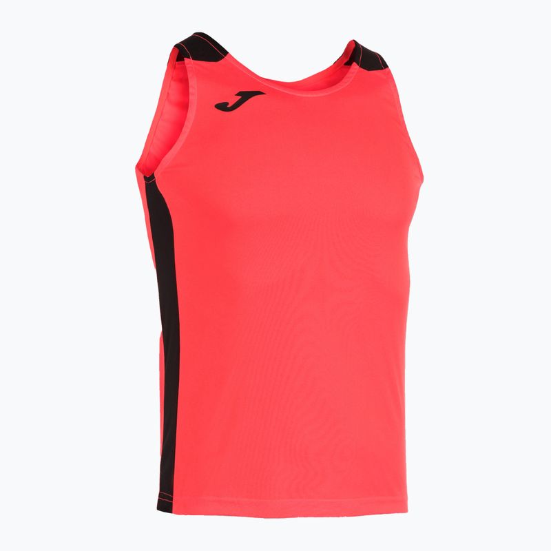 Pánské běžecké tílko tank top  Joma Record II fluor coral/black 8