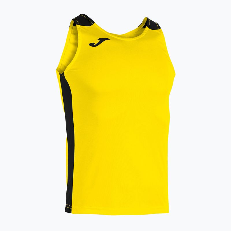 Pánské běžecké tílko tank top  Joma Record II yellow/black 8