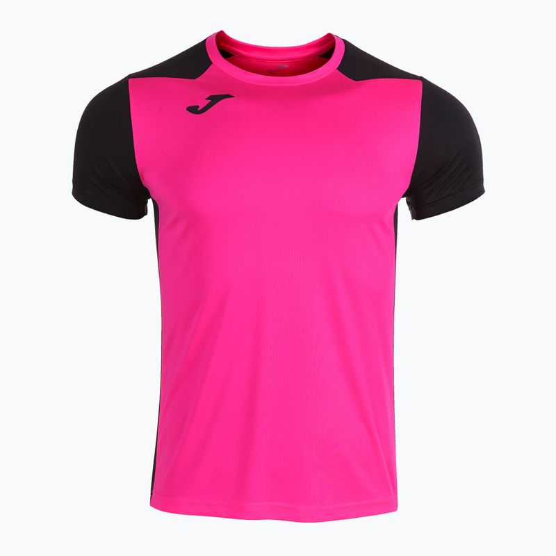 Pánské běžecké tričko Joma Record II fluor pink/black 9