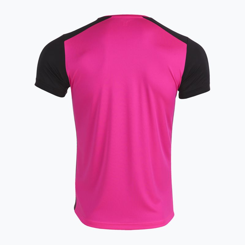 Pánské běžecké tričko Joma Record II fluor pink/black 10