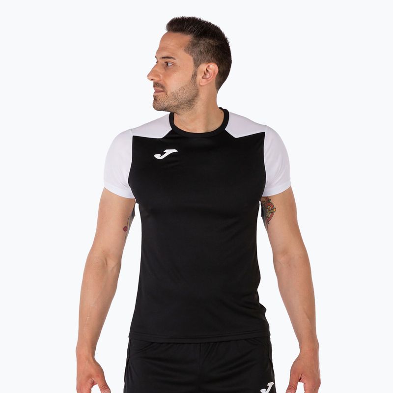 Pánské běžecké tričko Joma Record II black/white