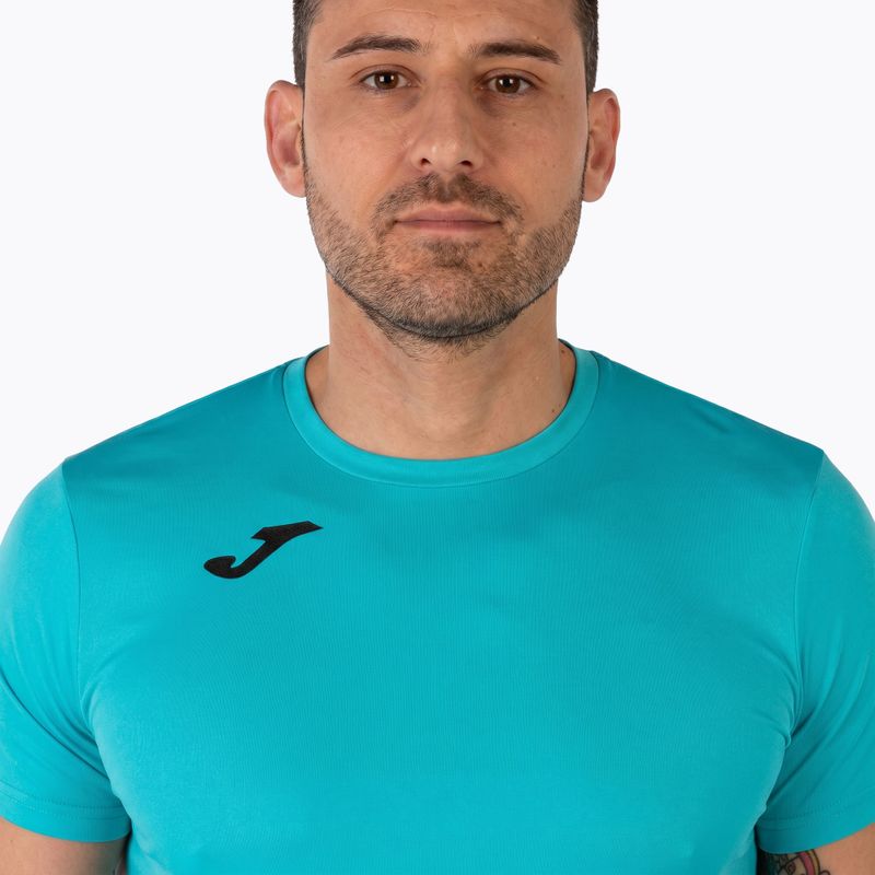 Pánské běžecké tričko Joma Record II fluor turquoise 15