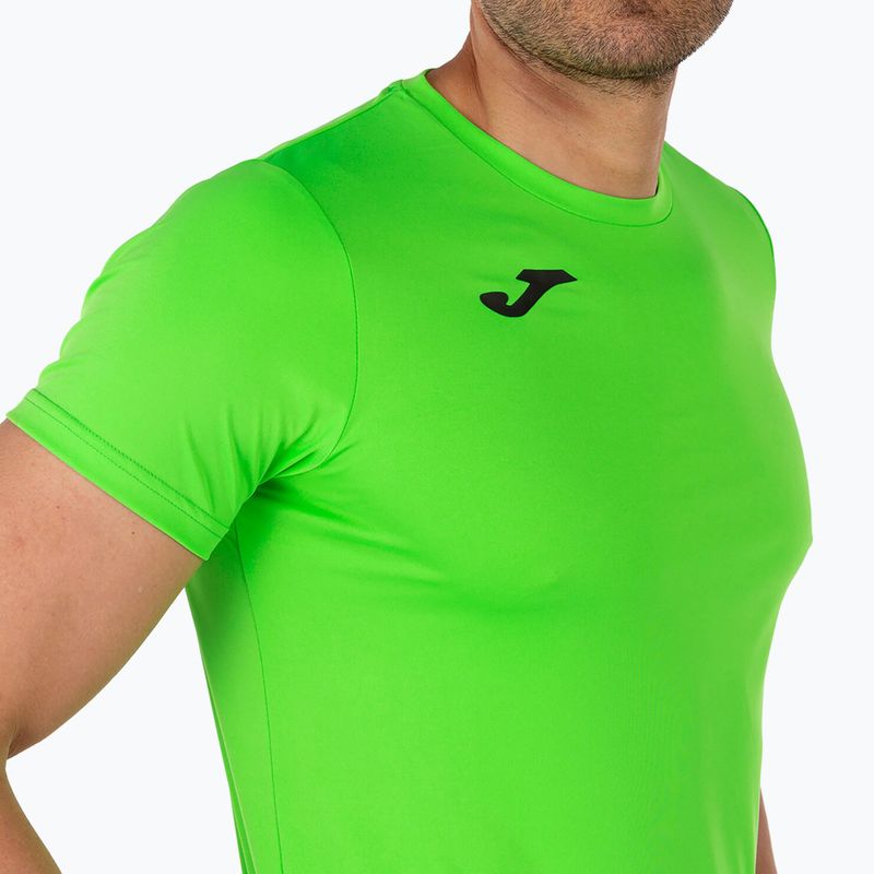 Pánské běžecké tričko Joma Record II fluor green 6