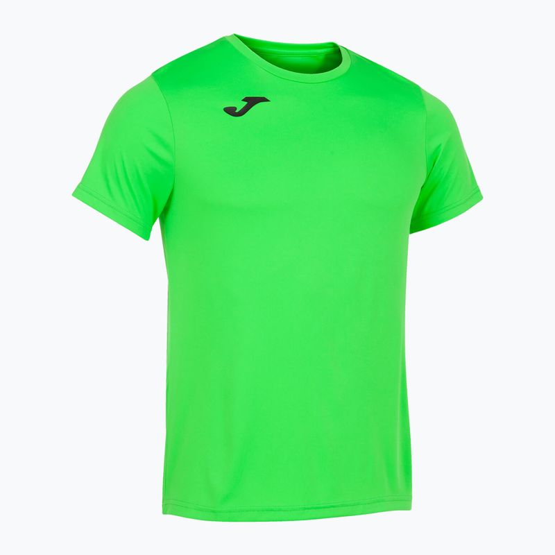 Pánské běžecké tričko Joma Record II fluor green 7