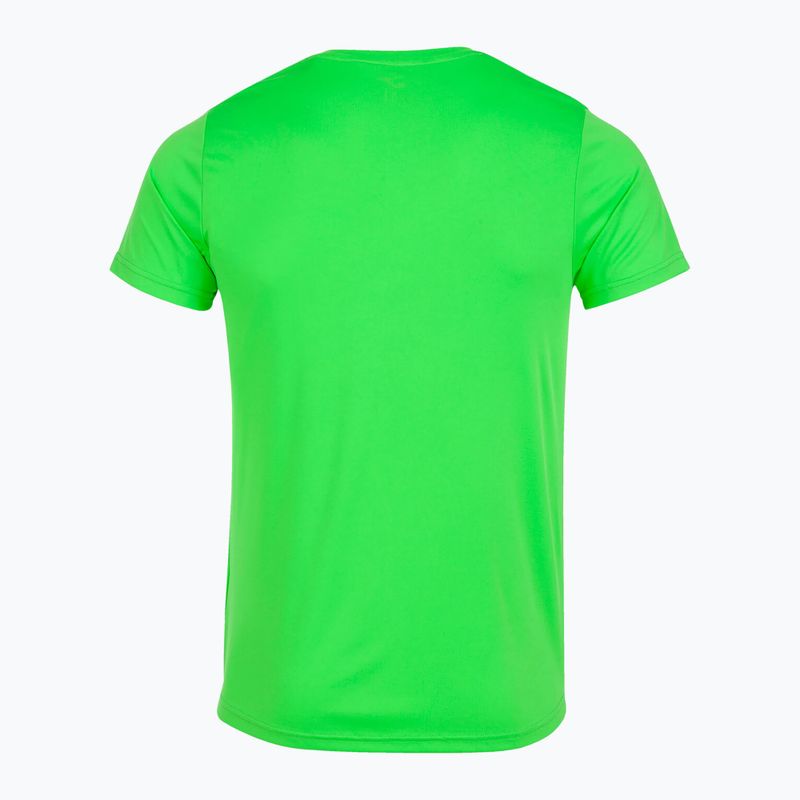 Pánské běžecké tričko Joma Record II fluor green 8