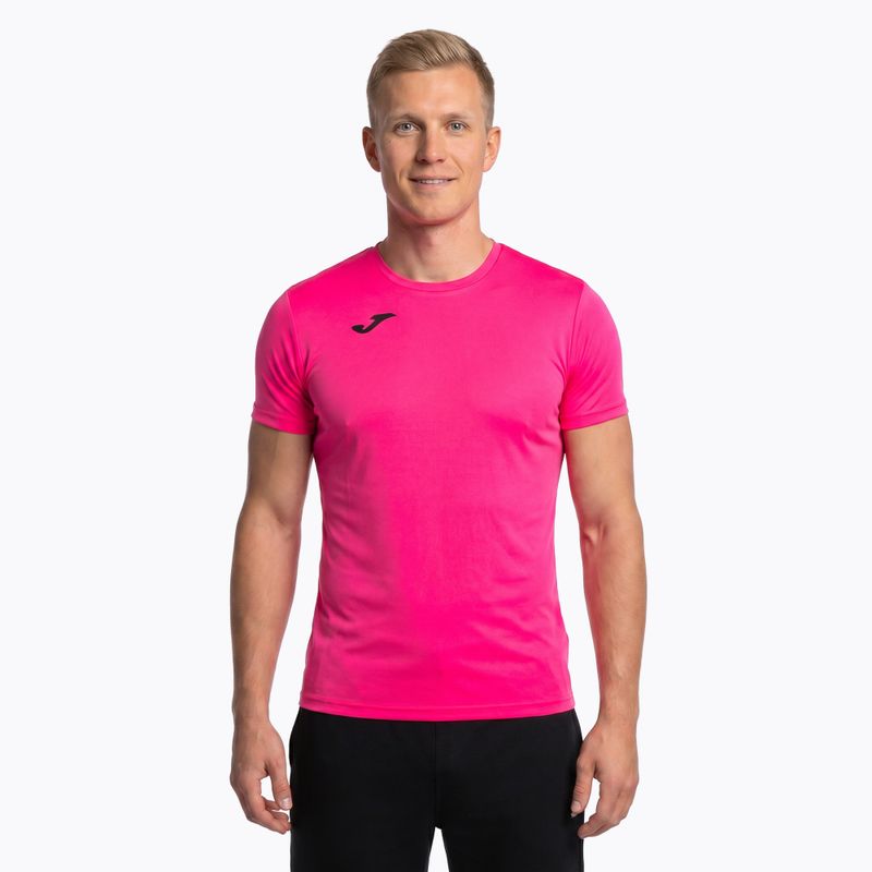 Pánské běžecké tričko Joma Record II fluor pink 11