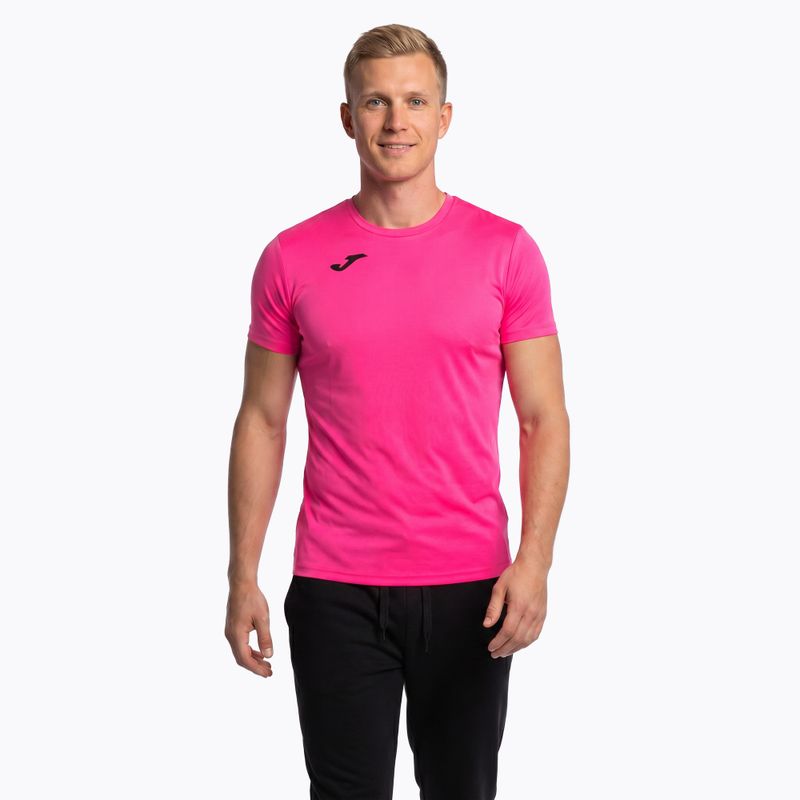 Pánské běžecké tričko Joma Record II fluor pink 12