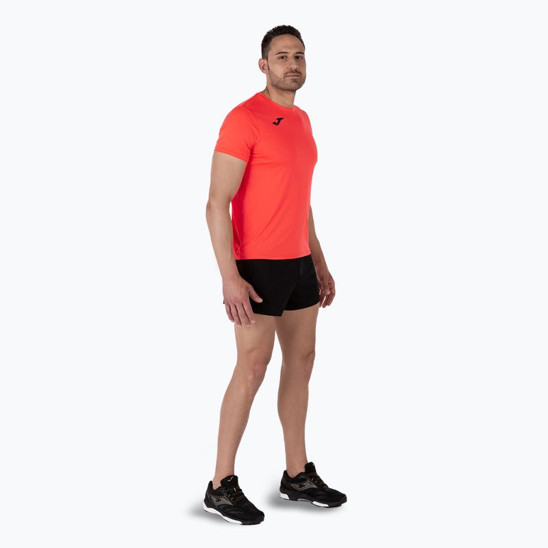 Pánské běžecké tričko Joma Record II fluor coral 5