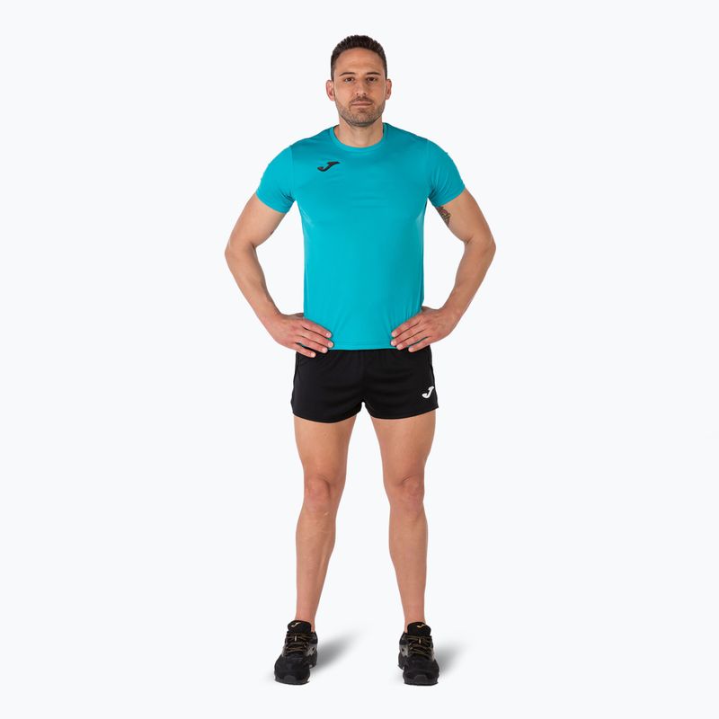 Pánské běžecké tričko Joma Record II turquoise 2
