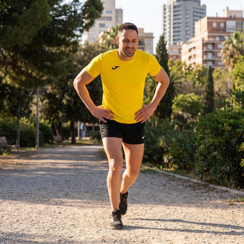 Pánské běžecké tričko Joma Record II yellow 13