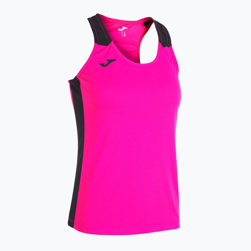 Dámské běžecké tričko Joma Record II Tank Top fluor pink/black 6