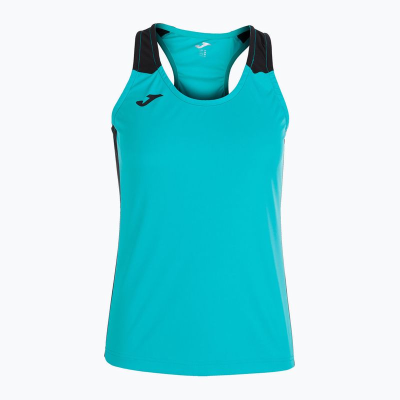 Dámské běžecké tričko Joma Record II Tank Top turquoise/black