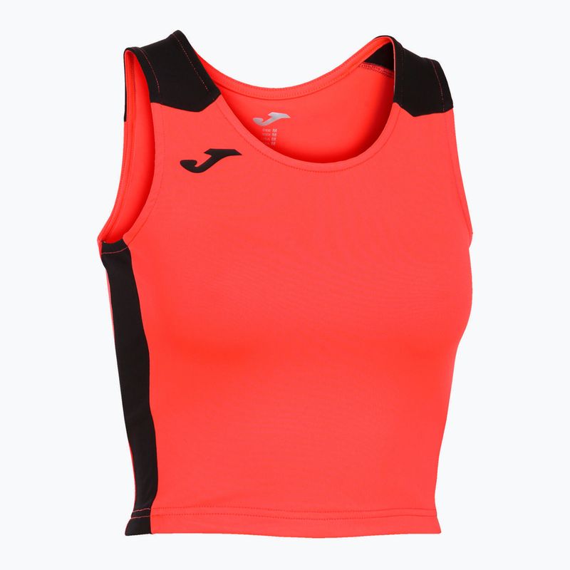 Dámské běžecké tričko Joma Record II Fluor coral/black
