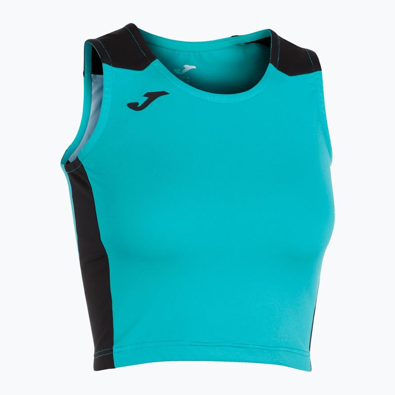 Dámské běžecké tričko Joma Record II Top turquoise/black 2