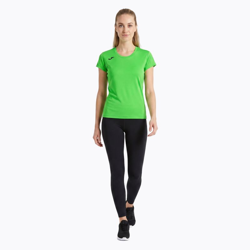 Dámské běžecké tričko Joma Record II fluor green 2