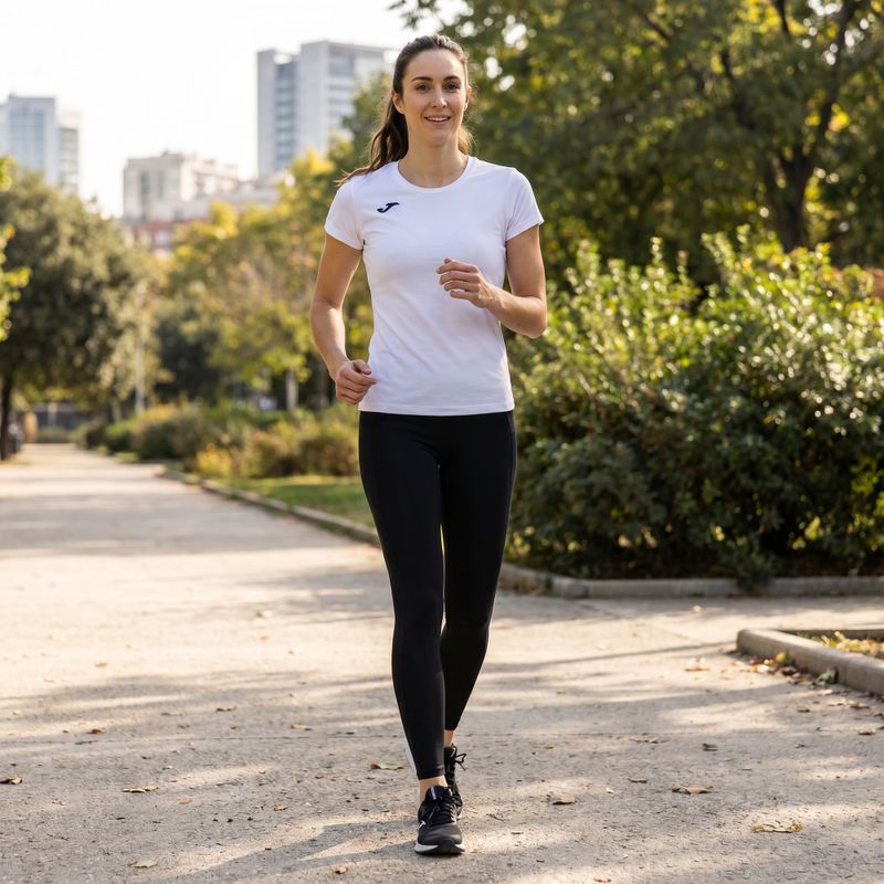 Dámské běžecké tričko Joma Record II white 5