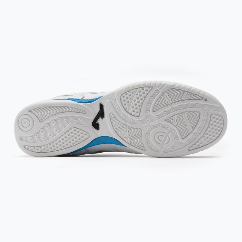 Kopačky Joma Top Flex IN white/gold 4